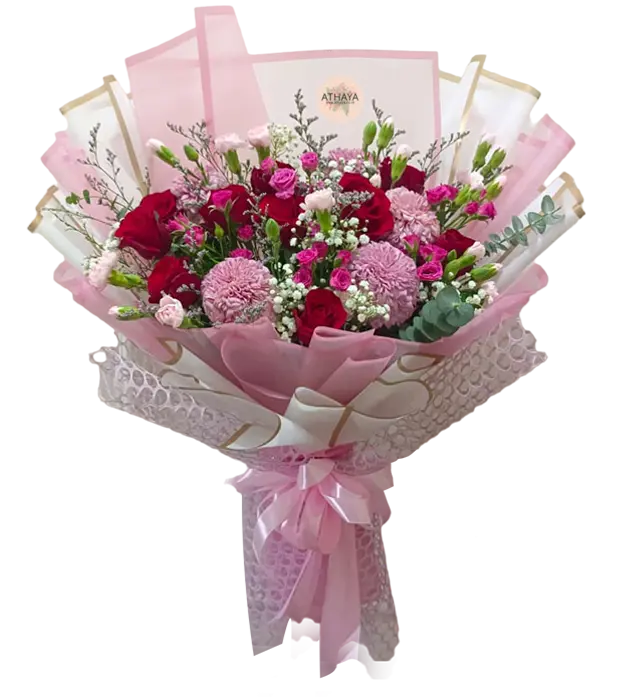 aoki-flower-bouquet-red-pink-roses-mawar-gompi-baby-breath-carnation-caspea-valentine-athaya-florist