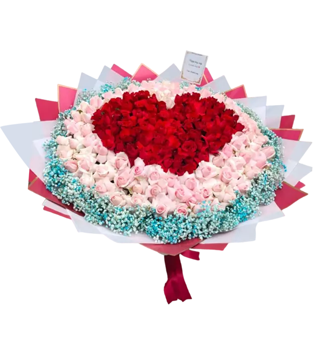 britney-fresh-flower-bouquet-200-red-pink-roses-baby-breath-romantic-loving-gift-athaya-florist