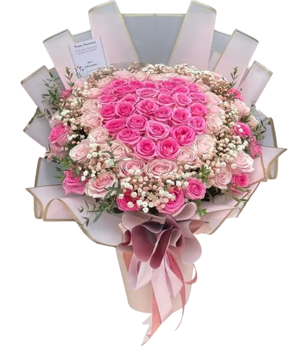 bulma-fresh-flower-bouquet-pink-roses-love-baby-breath-spouse-gift-athaya-florist