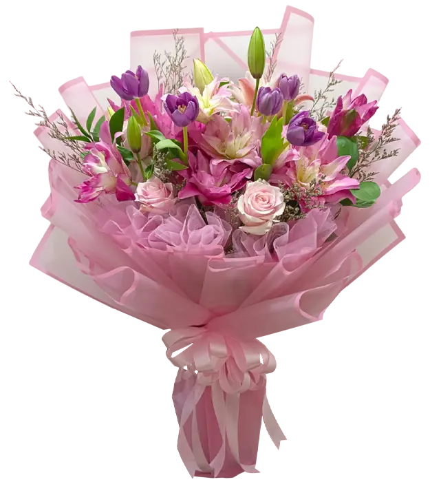 estella-fresh-flower-bouquet-tulip-imported-flowers-roses-lily-romantic-elegant-athaya-florist-bali