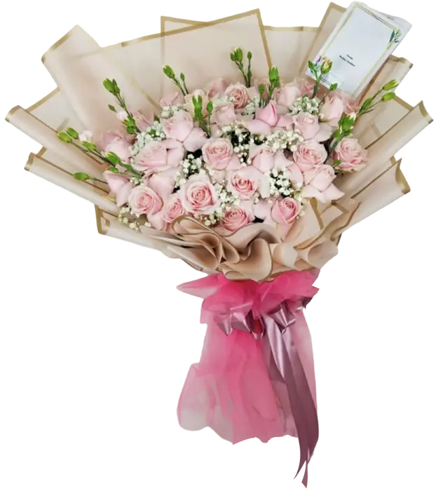 everly-fresh-flower-bouquet-pink-roses-carnation-baby-breath-romantic-athaya-florist-delivery-semarang