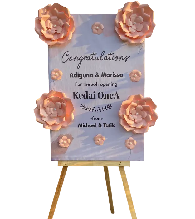 florence-indoor-paper-flower-board-congratulation-birthday-anniversary-wedding-engagement-athaya-florist-surabaya