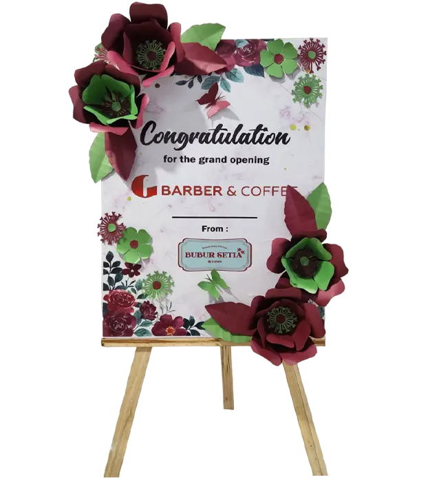 freya-indoor-paper-flower-board-congratulation-birthday-anniversary-wedding-engagement-athaya-florist-kelapa-gading