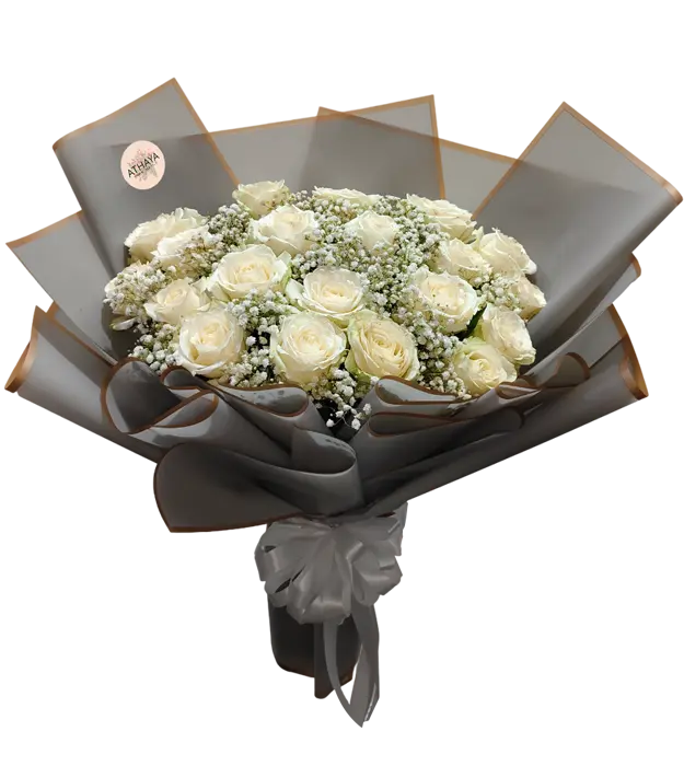 heidi-fresh-flower-bouquet-white-roses-baby-breath-athaya-florist-makassar