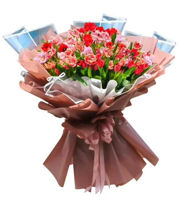 helmina-fresh-flower-bouquet-colorful-imported-100-tulip-athaya-florist-bali