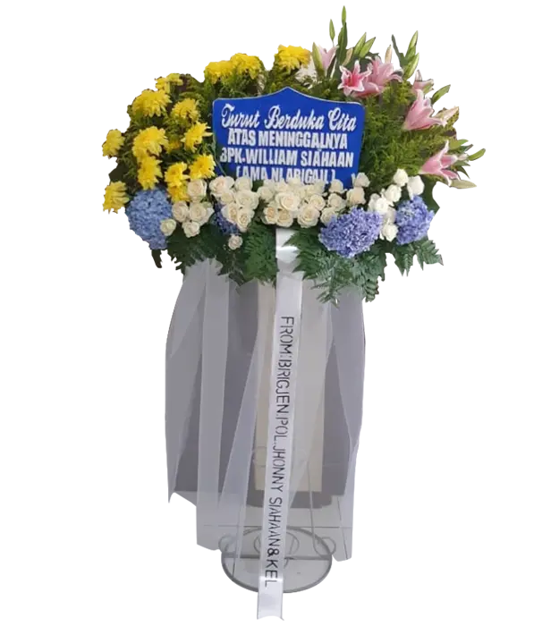 indira-condolence-standing-flower-bouquet-athaya-florist