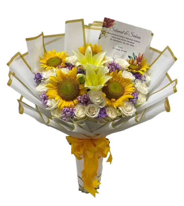 jane-fresh-flower-bouquet-sunflower-lily-casablanca-roses-baby-breath-athaya-florist-cikarang