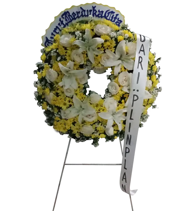 kinanti-white-wreath-standing-rest-in-peace-condolence-flower-athaya-florist-denpasar