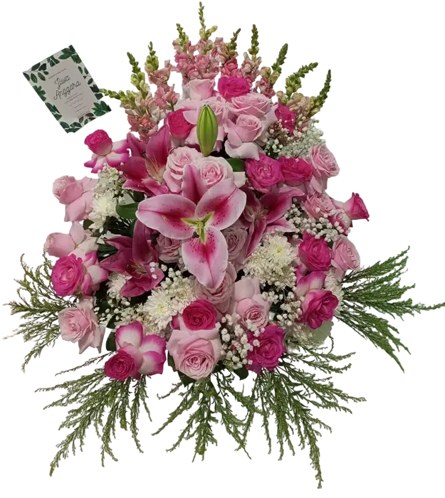 marlee-unique-flower-arrangement-roses-pink-fanta-baby-breath-chrysantemum-snapdragon-casablanca-athaya-florist