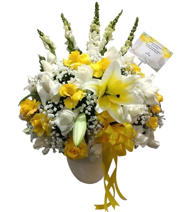 melody-yellow-table-flower-roses-lily-baby-breath-snapdragon-athaya-florist