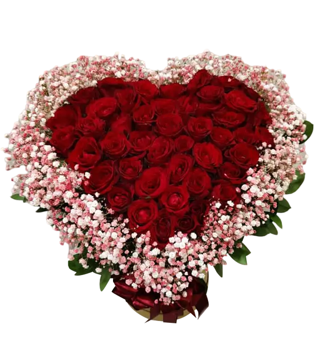 nagisa-love-pattern-fresh-flower-arrangement-red-roses-baby-breath-athaya-florist
