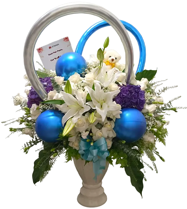 nicole-fresh-flower-balloon-arrangement-roses-lily-hydrangea-snapdragon-baby-breath-carnation-athaya-florist