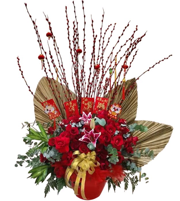shuwan-chinese-lunar-new-year-flower-pussy-willow-gong-xi-fat-choi-roses-casablanca-dried-palm-leaf-athaya-florist