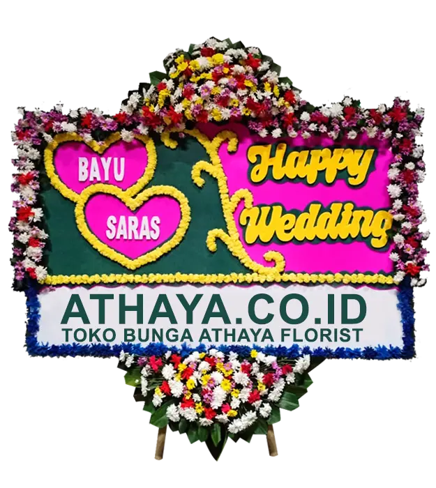 sofia-congratulations-on-your-happy-wedding-flower-board-athaya-florist-kebon-sirih