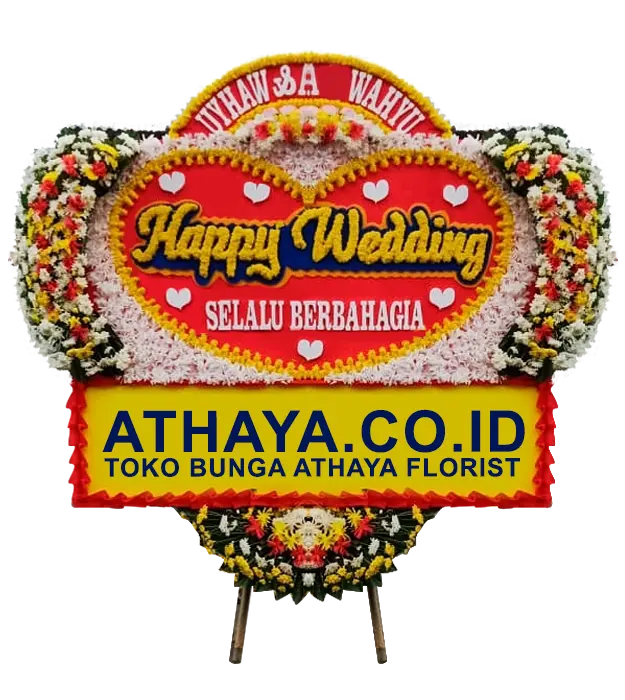 stevie-congratulations-on-your-happy-wedding-flower-board-athaya-florist-bukit-duri
