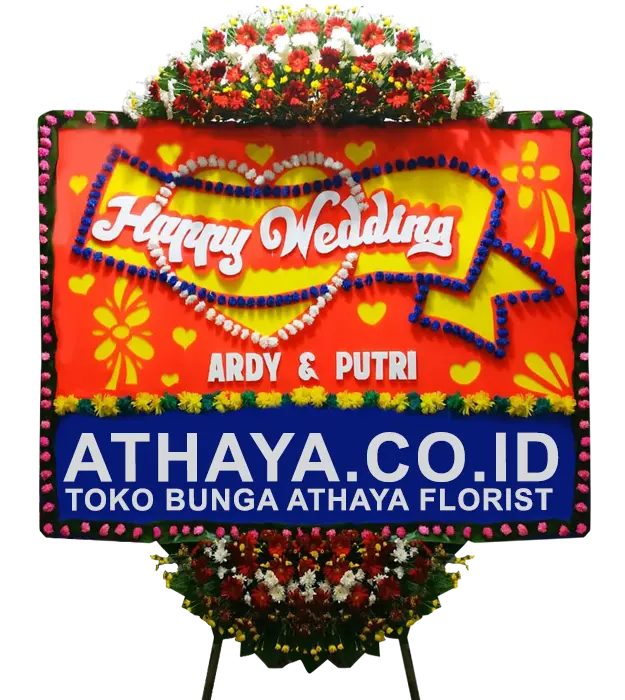 susan-congratulations-on-your-happy-wedding-flower-board-athaya-florist-pantai-indah-kapuk-pik