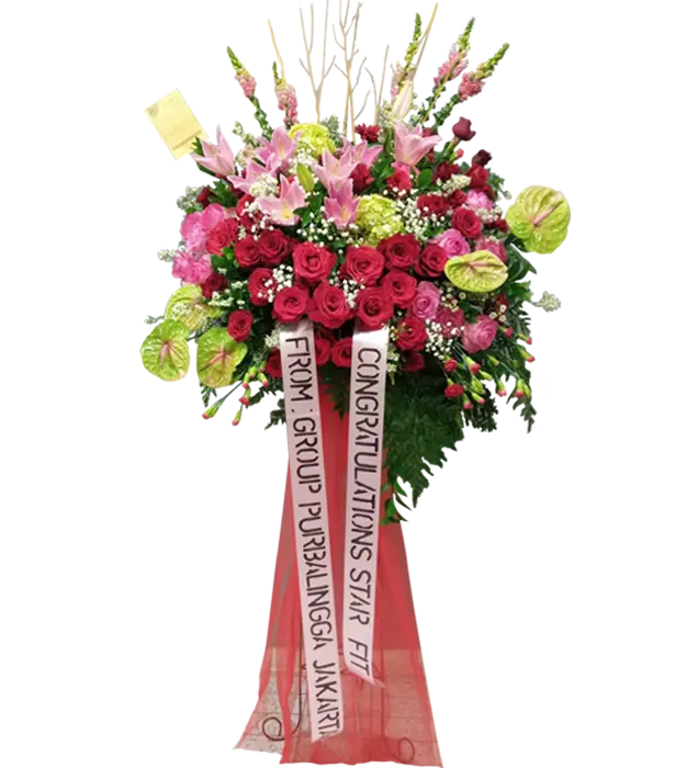 tessa-congratulation-standing-flower-roses-baby-rose-hydrangea-snapdragon-baby-breath-lily-peace-lily-athaya-florist-bali